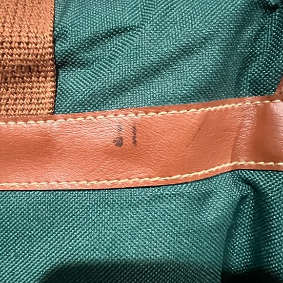 Polo Ralph Lauren Green Messenger Bag with Brown Accents NWOT - Picture 7 of 7